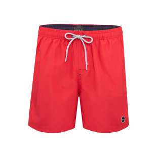 Phil & Co Heren Zwemshort Effen Rood