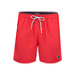 Phil & Co Phil & Co Heren Zwemshort Effen Rood
