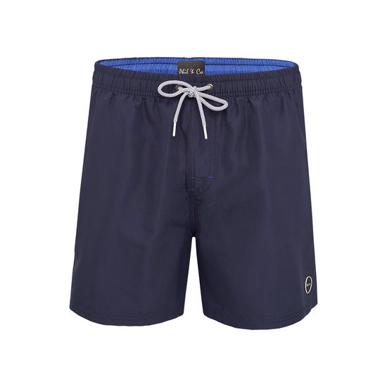 Phil & Co Phil & Co Men's Swim Shorts Solid Navy Blue