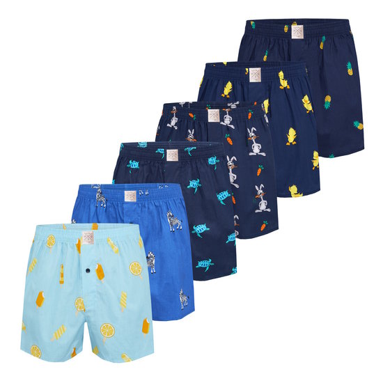 MG-1  MG-1 Wide Kids Boxer Shorts Boys With Print 6-Pack D825K