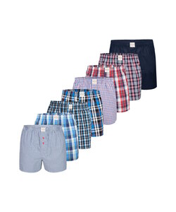 Phil & Co Wijde Boxershorts Heren Core Multipack 8-Pack