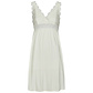 By Louise By Louise Slipdress Dames Nachthemd Met Kant Wit