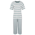 By Louise By Louise Women's Capri Short Pajama Set Mint Green