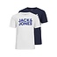 Jack & Jones Junior  Jack & Jones Junior T-shirt SET JJECORP LOGO TEE 2-Pack White / Blue