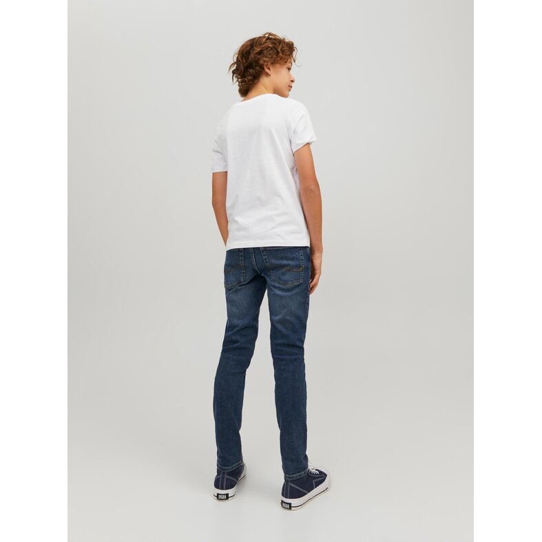 Jack & Jones Junior Jack & Jones Junior Jongens T-shirt SET JJECORP LOGO 2-Pack Wit / Blauw