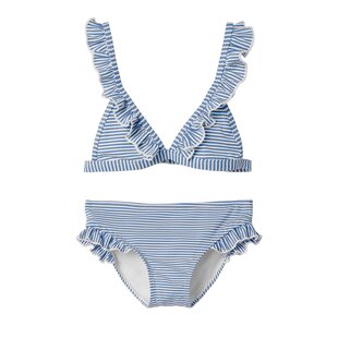 Name It Girls Bikini Set NKFZANNAH Striped Blue