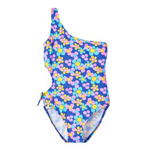 Name It Girls Swimsuit NKFZABINE Blue Floral