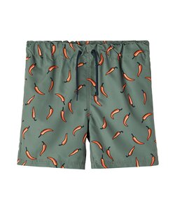 Name It Boys Swim Shorts NKMZADDI Chilies Print Green