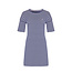 By Louise By Louise Ladies Nightgown Short Sleeves Navy Blue Striped