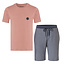 Phil & Co Phil & Co Shortama Men's Pajama Set Cotton Red