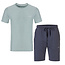 Phil & Co Phil & Co Shortama Heren Pyjama Set Katoen Groen