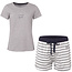 By Louise By Louise Ladies Short Pajama Set Shortama Grey