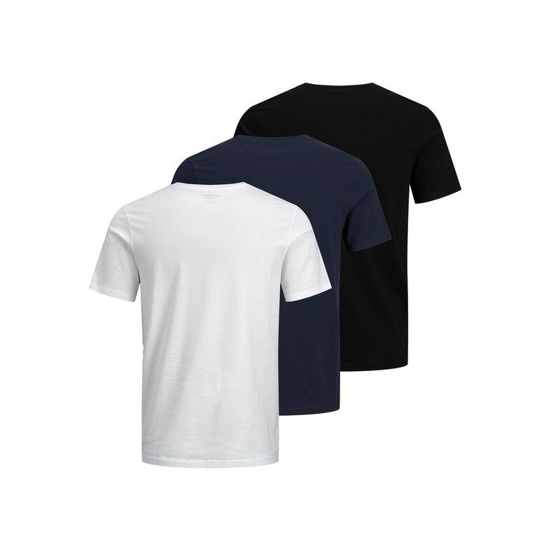 Jack & Jones Jack & Jones Heren T-shirt JJECORP Slim Fit Logo 3-Pack