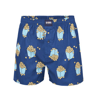 Happy Shorts Wide Boxer Shorts Men Popcorn Print