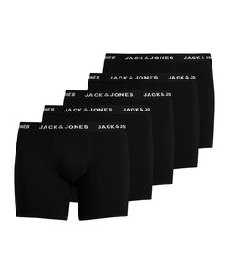 Jack & Jones Plus Size Boxer Shorts Men JACHUEY 5-Pack Black