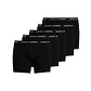 Jack & Jones Jack & Jones Plus Size Boxer Shorts Men JACHUEY 5-Pack Black