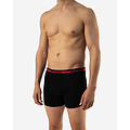 Happy Shorts Happy Shorts 7-Pack Black Boxer Shorts Men's Multipack Solid Color Black