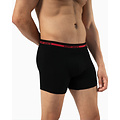 Happy Shorts Happy Shorts 7-Pack Black Boxer Shorts Men's Multipack Solid Color Black