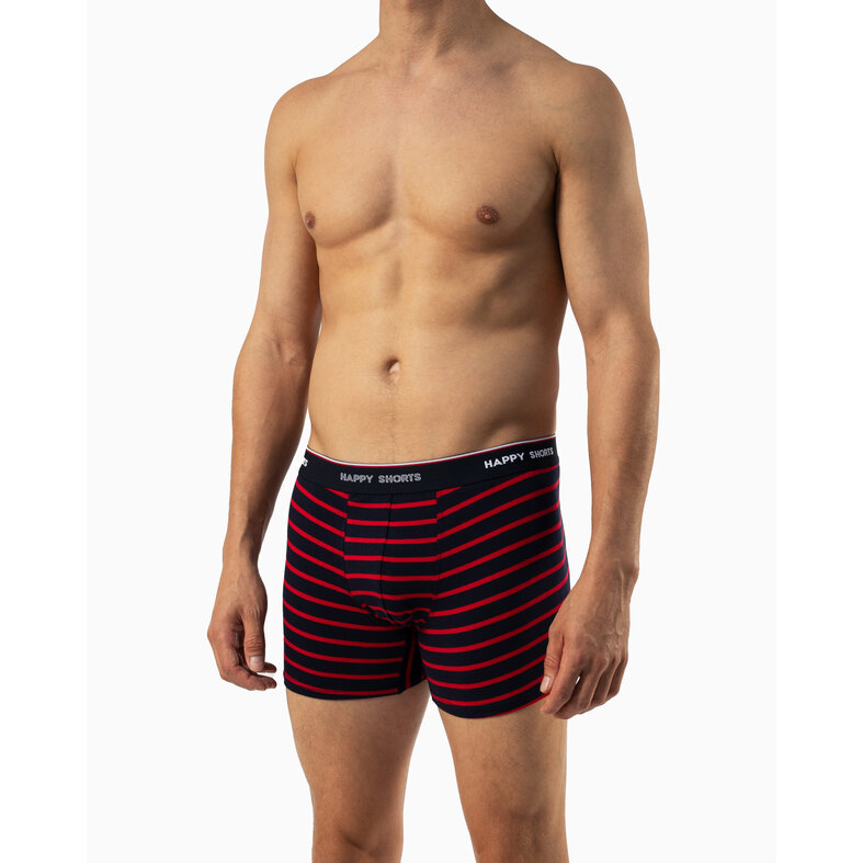 Happy Shorts Happy Shorts 3-Pack Boxershorts Heren Maritim Gestreept