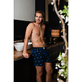 MG-1 MG-1 Woven Wide Boxer Shorts Men Core Blue 4-Pack