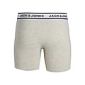 Jack & Jones Jack & Jones Heren Boxershort Lange Pijp JACSOLID Boxer Briefs 3-Pack Grijs/Wit/Blauw