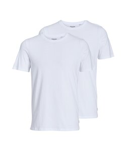 Jack & Jones Undershirt Men Round Neck White 2-Pack