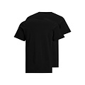 Jack & Jones Jack & Jones Heren Ondershirt JACBASIC Ronde Hals 2-Pack Effen Zwart