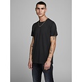 Jack & Jones Jack & Jones Heren Ondershirt JACBASIC Ronde Hals 2-Pack Effen Zwart