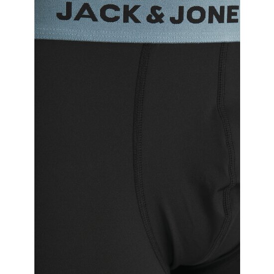 Jack & Jones Jack & Jones Boxershorts Heren Microfiber Trunks Zwart 3-Pack