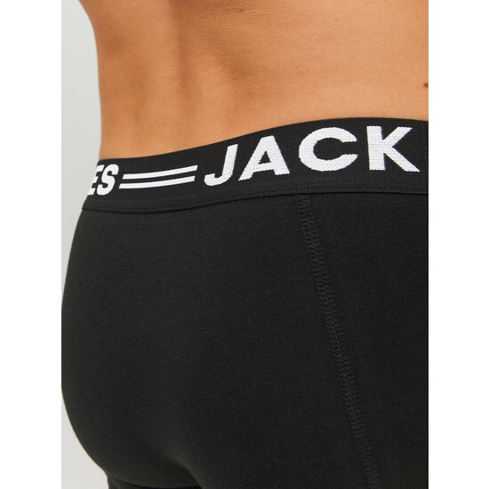 Jack & Jones Jack & Jones Plus Size Boxer Shorts Men's Trunks SENSE 3-Pack Black