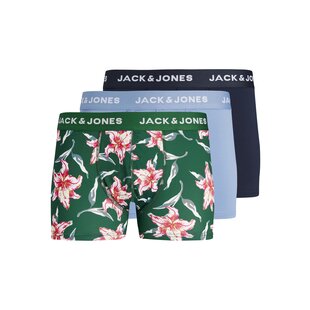 Jack & Jones Boxer Shorts Men's Microfiber JACFLORAL Trunks 3-Pack