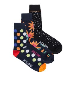 Jack & Jones Socks Men's JACBIRDEYE Print Men's Socks 3-Pack