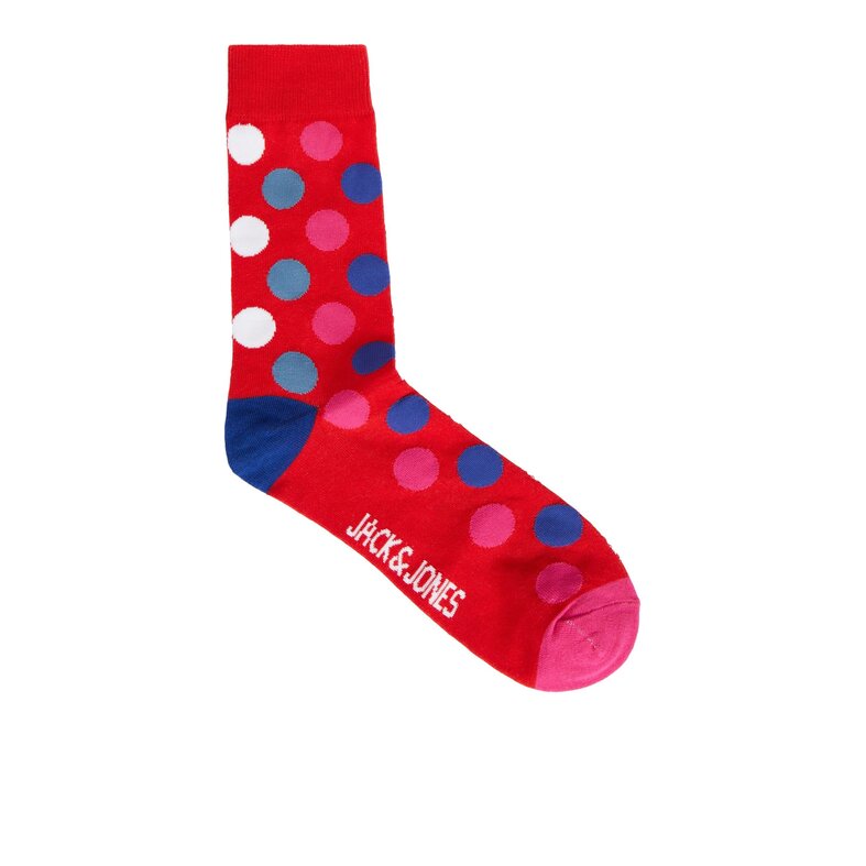 Jack & Jones Jack & Jones Sokken Heren JACCOLORFUL DOT Stippen Print Herensokken 5-Pack