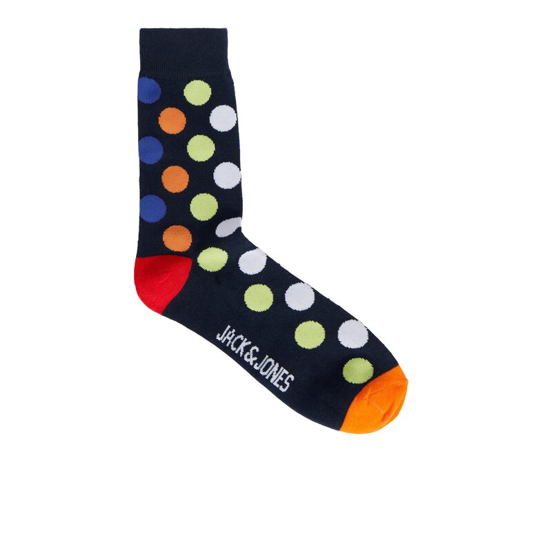 Jack & Jones Jack & Jones Sokken Heren JACCOLORFUL DOT Stippen Print Herensokken 5-Pack