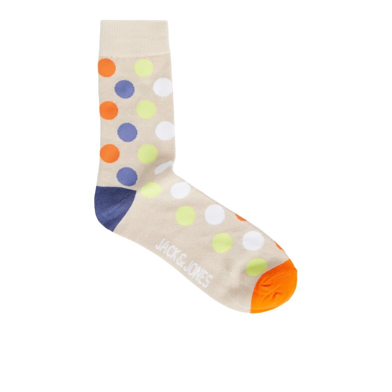 Jack & Jones Jack & Jones Sokken Heren JACCOLORFUL DOT Stippen Print Herensokken 5-Pack