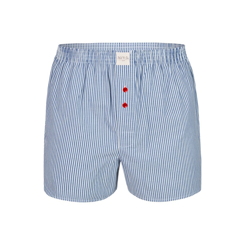 Phil & Co Phil & Co 6-Pack Wijde Boxershorts Heren Geweven Katoen Classic Multipack 6-Pack