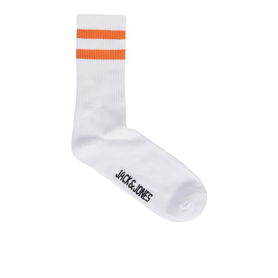 Jack & Jones Jack & Jones Sports Socks Men's JACAEDAN Tennis Socks 5-Pack White With Stripes