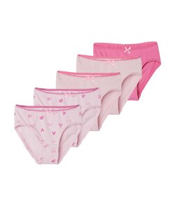 Name It Girls Slip Underpants NMFKORNELA Pink 5-Pack