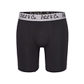 Phil & Co Phil & Co Boxer Shorts Men's Long-Pipe Boxer Briefs 3-Pack Black