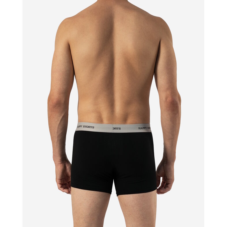 Happy Shorts Happy Shorts Boxer Shorts Men Multipack 6-Pack Gray/Blue Striped