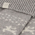 Apollo Apollo Ladies Wool House Socks Grey With Wrap Winter Print