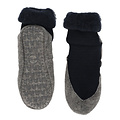 Apollo Apollo Ladies / Men's Slippers Slipper Sock Non-Slip Wool Dark Blue