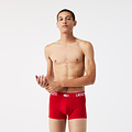 Lacoste Lacoste Boxers Shorts Men With Printed Logo Black / White / Red