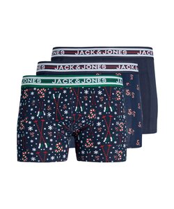 Jack & Jones Plus Size Christmas Boxer Shorts Men's Trunks JACXMAS 3-Pack