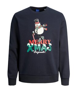 Jack & Jones Heren Kersttrui JORXMAS Donkerblauw