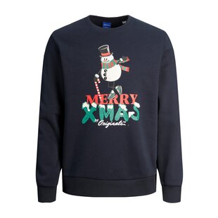 Jack & Jones Heren Kersttrui JORXMAS Donkerblauw