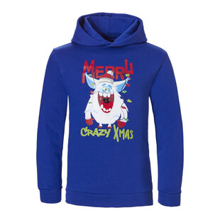 Apollo Children's Christmas Sweater Hoodie Boys Blue