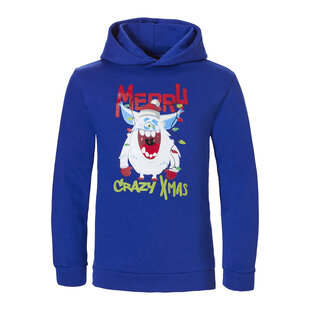 Apollo Kinder Kersttrui Hoodie Jongens Blauw