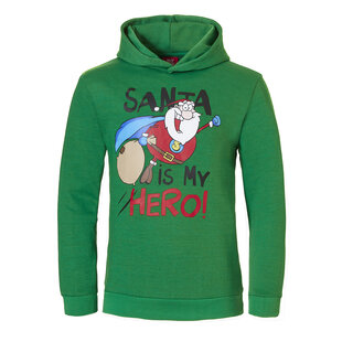 Apollo Kinder Kersttrui Hoodie Jongens Groen