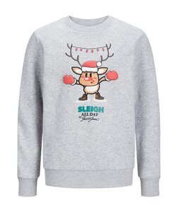 Jack & Jones Junior Christmas Sweater Boys JORXMAS Gray